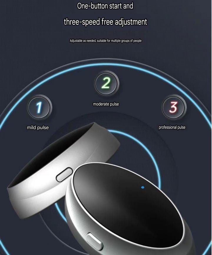 New intelligent snoring device, portable electric anti-snoring device, home double pulse throat snoring device