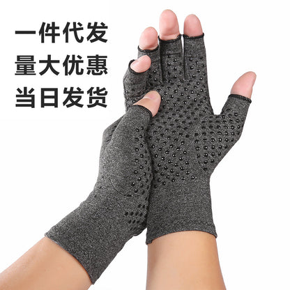 Kensallo Wholesale Indoor Sports Health Care Half Finger Gloves Rehabilitation Training Pressure Gloves