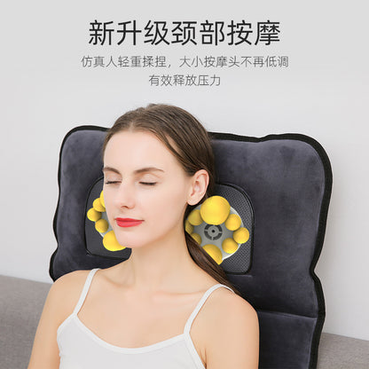 Neck Massager Intelligent Heating Full Body Massage Pad Waist Back Massager Multifunctional Cervical Massage Pillow