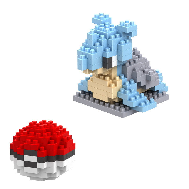 LBYU Le Baiyu Pokemon Pokémon Pokémon Diamond Particle Micro-building Block Toy Three-dimensional Puzzle