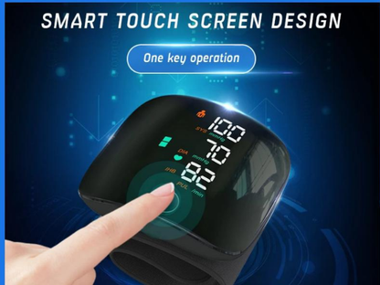 Sphygmomanometer wrist-type household electronic measuring instrument fully automatic sphygmomanometer for the elderly foreign trade touch screen sphygmomanometer