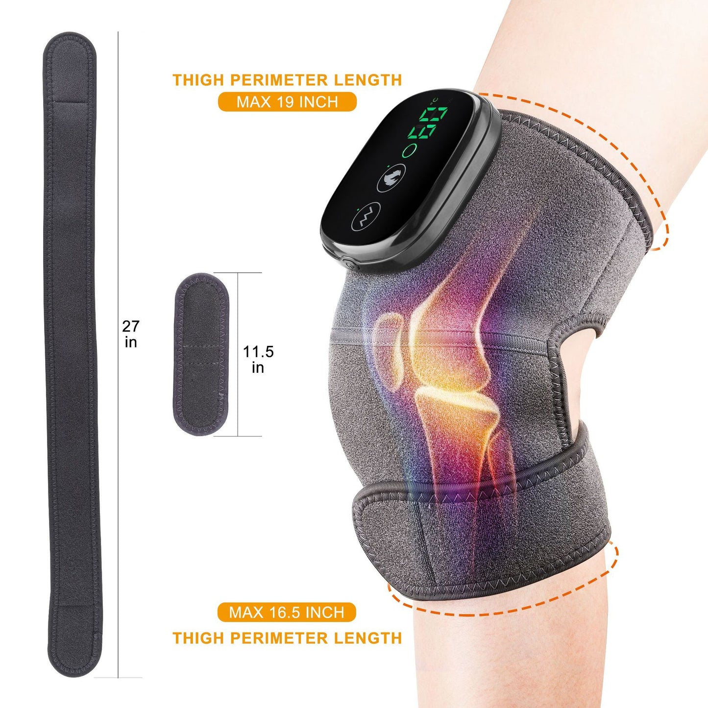 Electric heating knee pads, vibration massage electric heating shoulder pads, elbow pads, hot compresses for joints, heating and health care protective gear