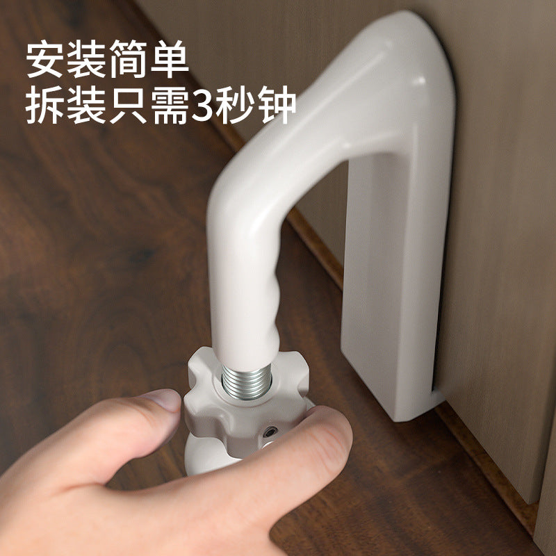 It can protect the single girl who is living alone in the room. Adjustable door blocker hotel security single-living anti-theft home door blocking door stopper female portable. It give you the time to find the help in case.
