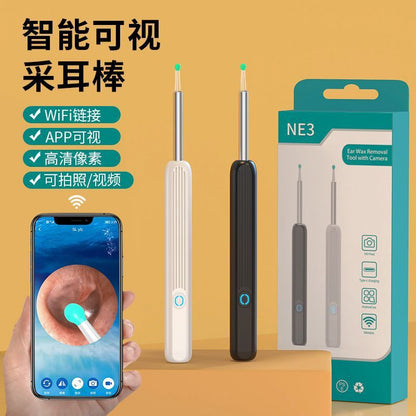 Visual Ear Picking Spoon Wireless WIFI Smartphone High Definition Ear Picking Tool Endoscope Visual Ear Picking Spoon Wholesale