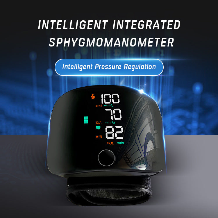 Sphygmomanometer wrist-type household electronic measuring instrument fully automatic sphygmomanometer for the elderly foreign trade touch screen sphygmomanometer