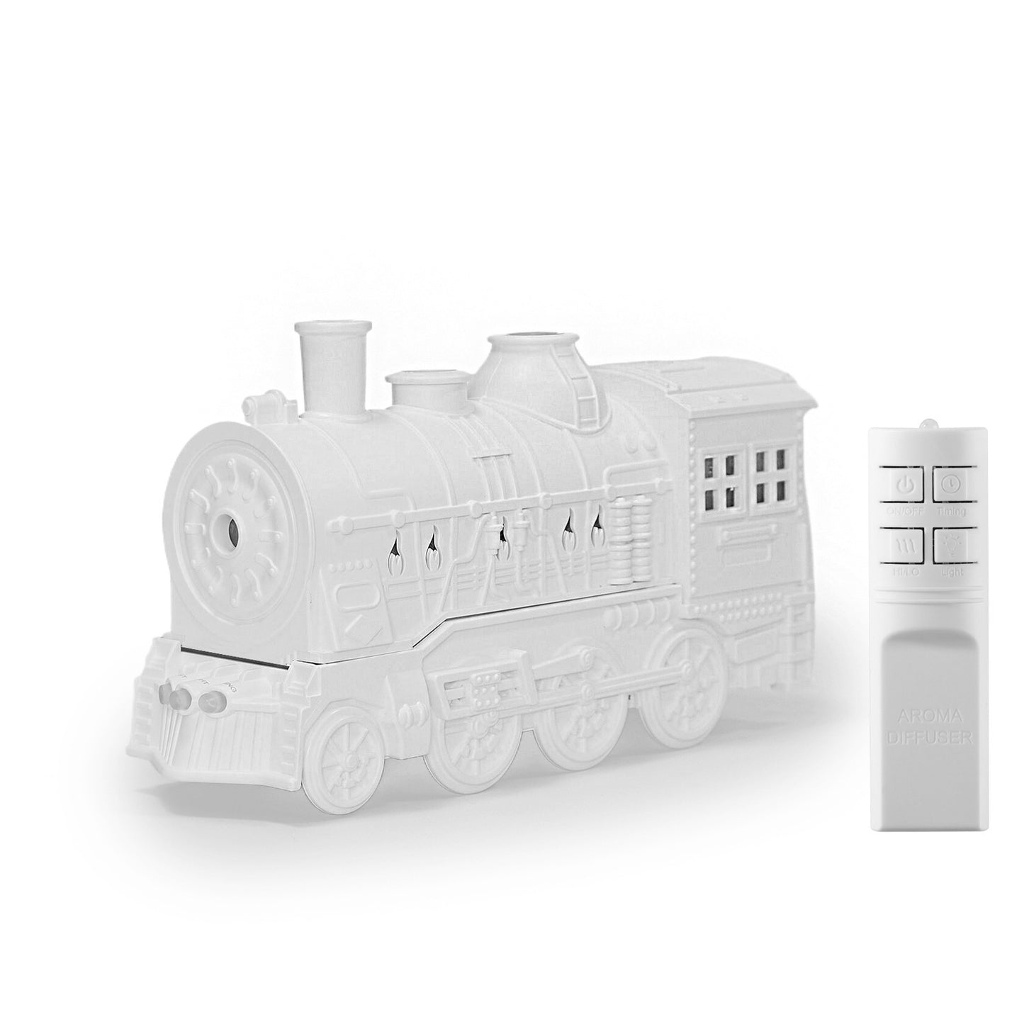 Small train aromatherapy machine large fog spray double nozzle desktop cross-border creative retro essential oil aromatherapy humidifier