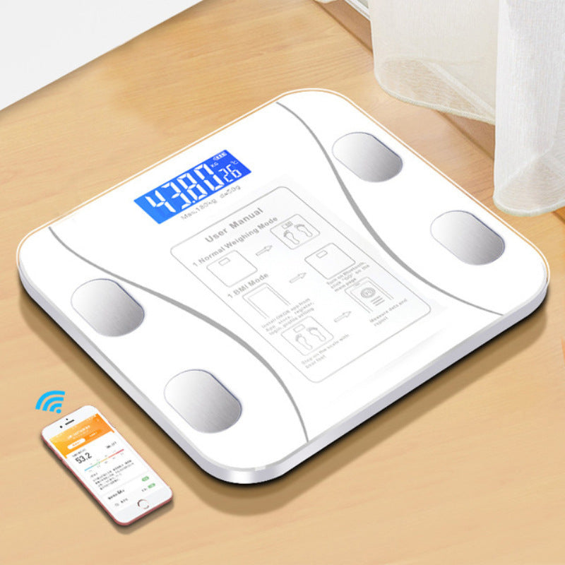 The new smart bluetooth electronic scale is issued on behalf of the weight scale home APP human health weighing body fat measurement cross-border