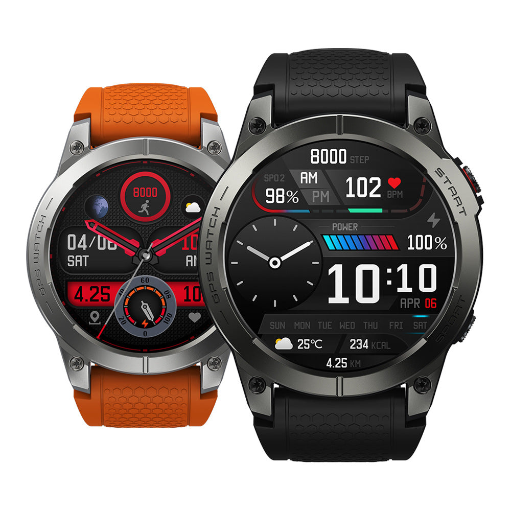 Zeblaze stratos3 cross-border smart watch GPS movement track Bluetooth call health AMOLED screen