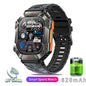 New KR80 smart watch Bluetooth call three-proof outdoor compass real-time air pressure needle KR80 smart watch