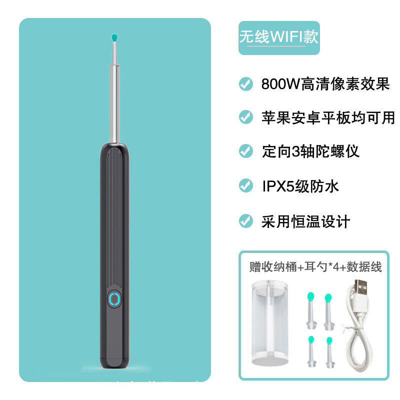 Visual Ear Picking Spoon Wireless WIFI Smartphone High Definition Ear Picking Tool Endoscope Visual Ear Picking Spoon Wholesale