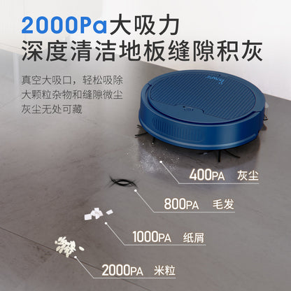 APP intelligent sweeping robot with water tank Household sweeping, suction and dragging three-in-one cleaning machine sweeper manufacturers wholesale