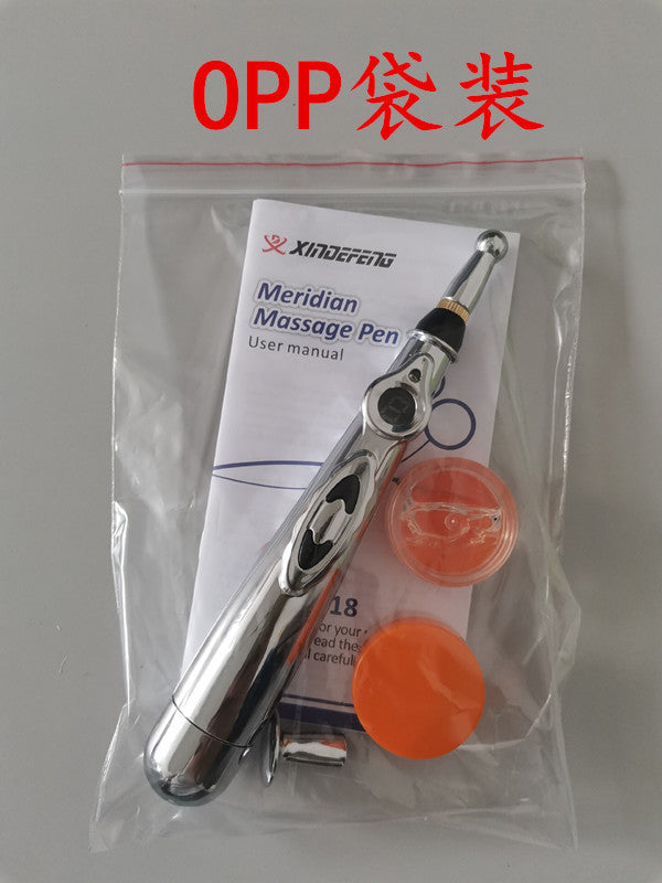 Multi-functional micro-electric meridian acupuncture pen electricity pulse health massage acupoint stick rechargeable acupoint meridian pen physiotherapy instrument