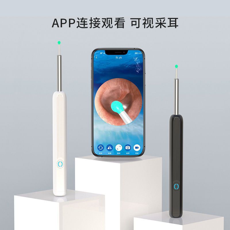 Visual Ear Picking Spoon Wireless WIFI Smartphone High Definition Ear Picking Tool Endoscope Visual Ear Picking Spoon Wholesale