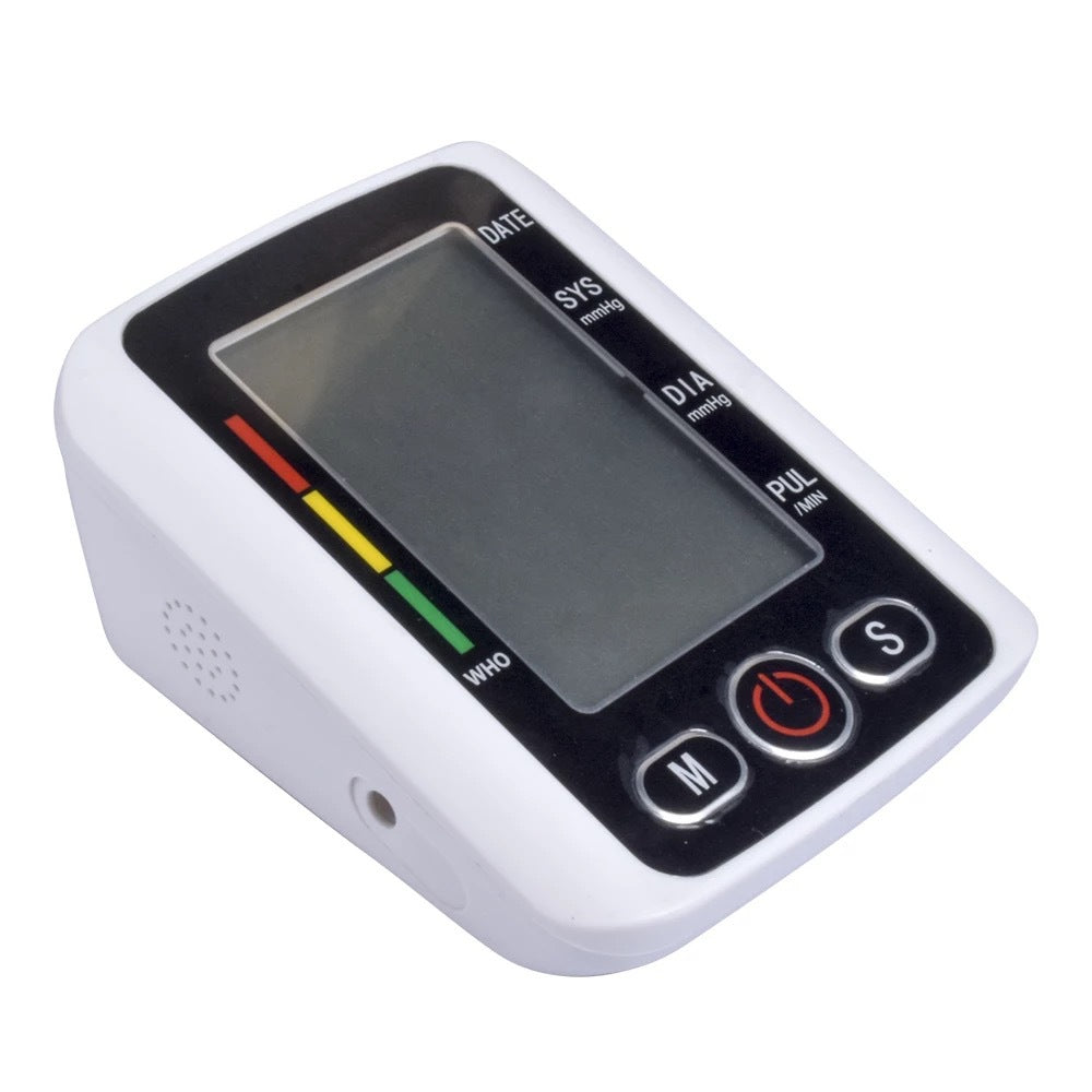 Neutral English electronic sphygmomanometer USB plug-in models home English voice Amazon AliExpress export foreign trade