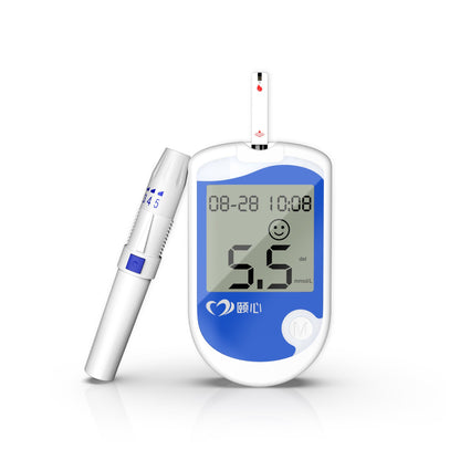 Fully automatic home blood analyzer fast code-free portable medical high-precision blood glucose meter for the elderly