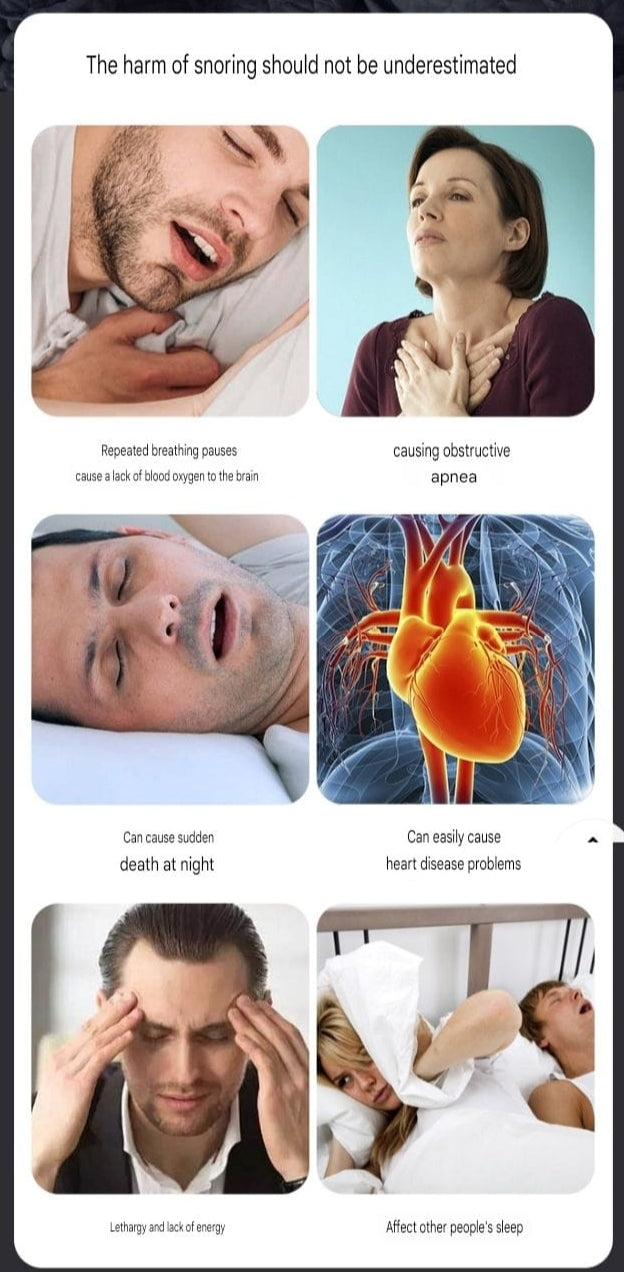 New intelligent snoring device, portable electric anti-snoring device, home double pulse throat snoring device