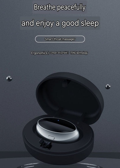 New intelligent snoring device, portable electric anti-snoring device, home double pulse throat snoring device
